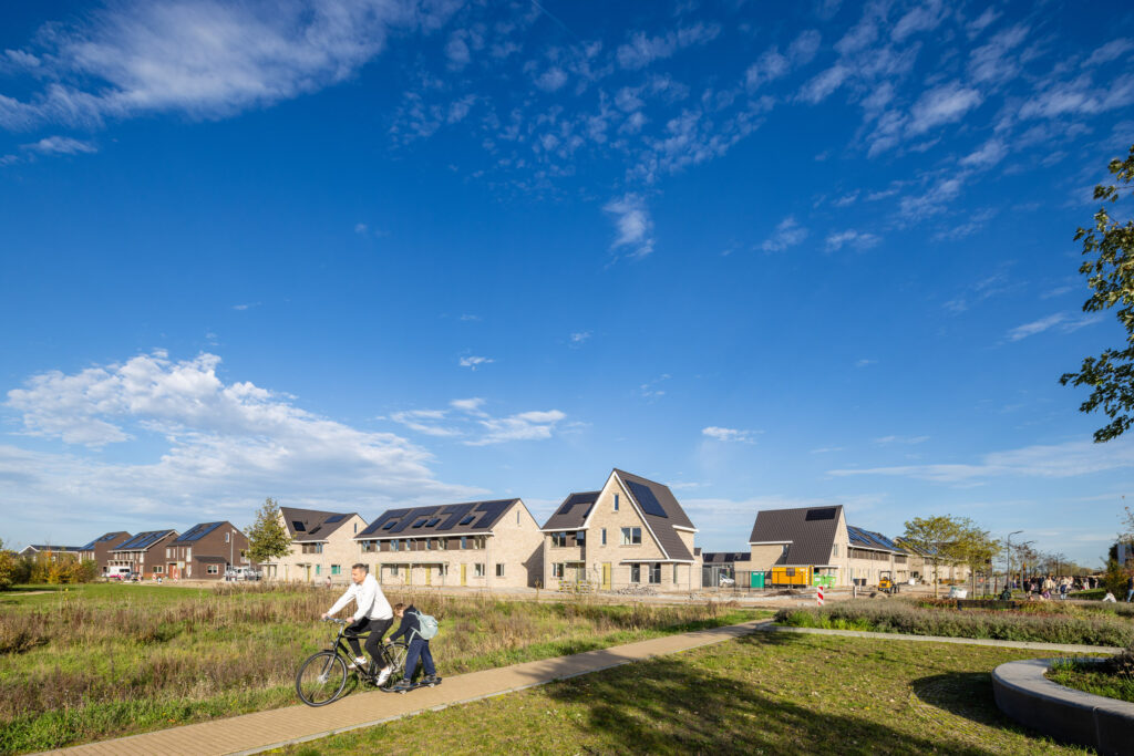 Vooraanzicht bouw tuinenrijk
